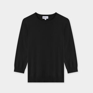 Fame on Central Meli Basic Crew Sweater in black size M